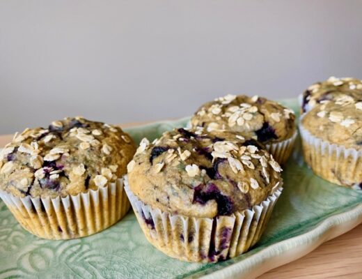 Blåbärsmuffins utan tillsatt socker