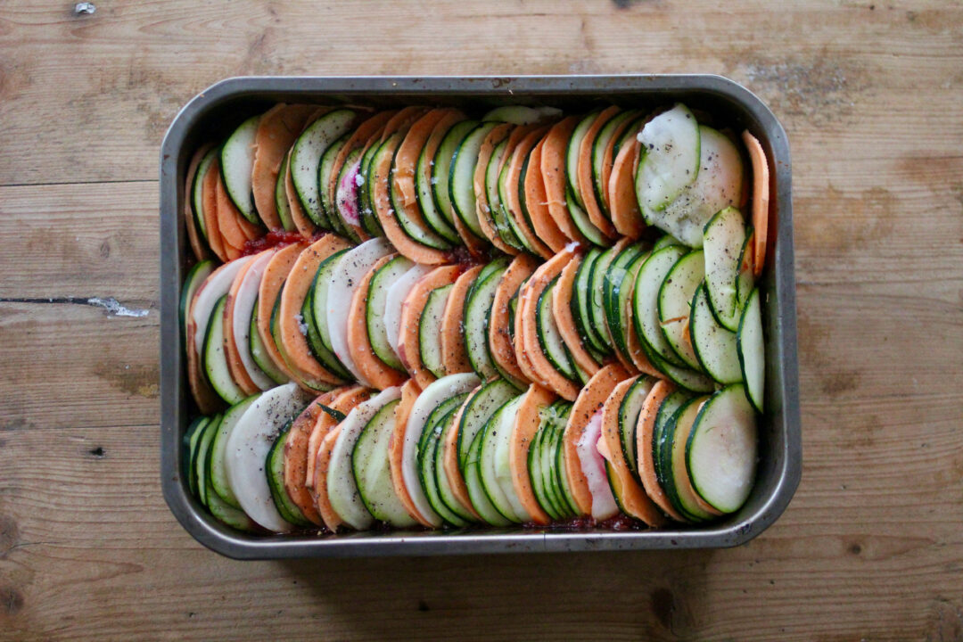 Ugnsbakad ratatouille