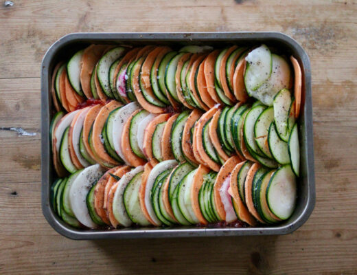 Ugnsbakad ratatouille