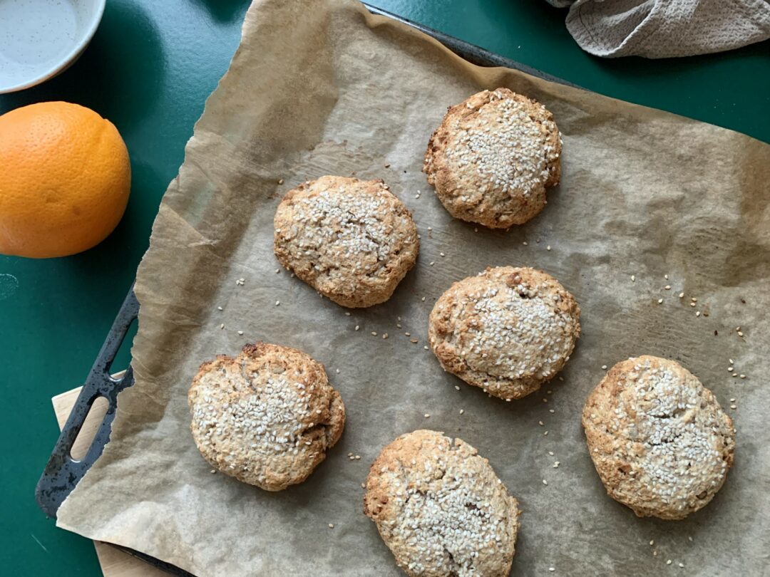 Scones med havre, Biola och valnötter