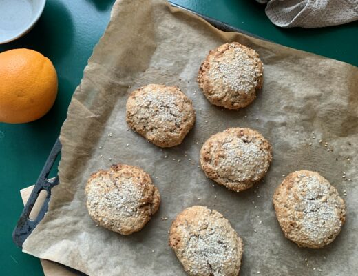 Scones med havre, Biola och valnötter