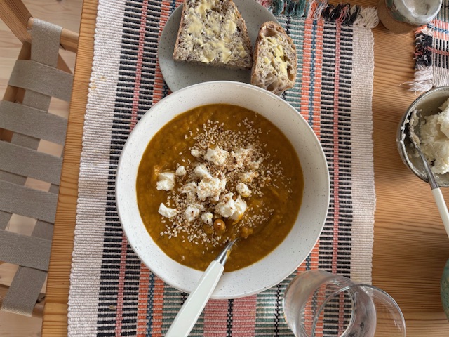 Linssoppa med paprika