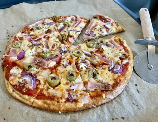 Proteinrik pizza med Keso-botten