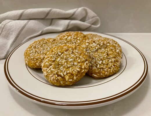 Jordnöts- och kokoscookies