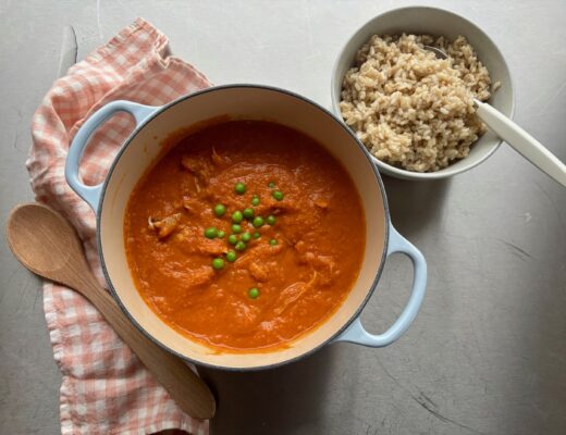Masalasås med extra grönsaker