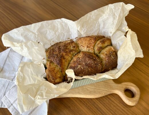 Monkey bread med pesto och parmesan