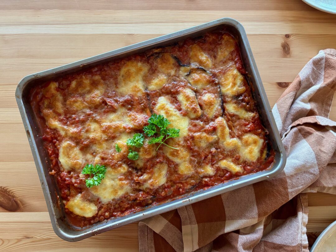 Auberginegratäng - Parmigiana di melanzane
