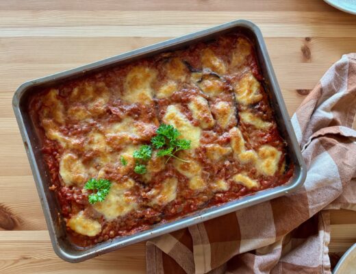Auberginegratäng - Parmigiana di melanzane